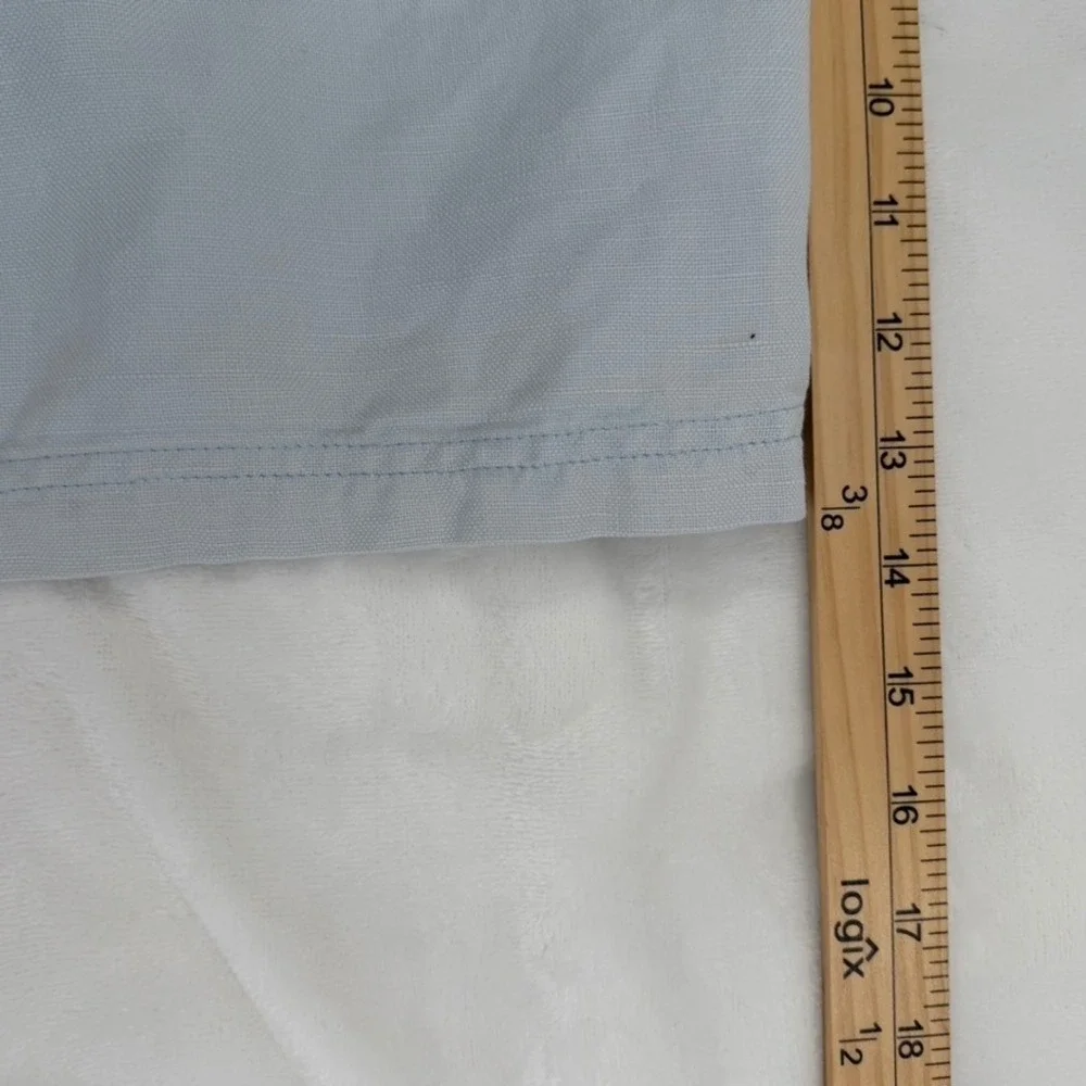 Horny Toad Womens Light Blue Linen Cotton Blend Hiking Casual Shorts Size 10 - Picture 9 of 11